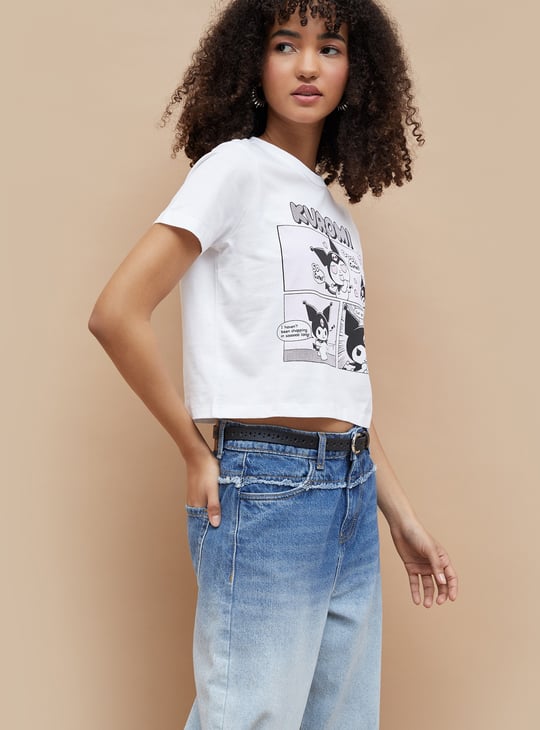GINGER Kuromi Print T-shirt
