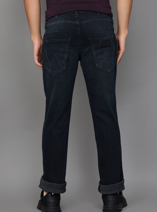 WRANGLER Solid Comfort Fit Jeans