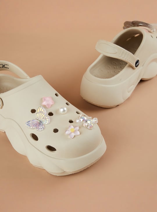 GINGER Jibbitz Charms Platform Clogs