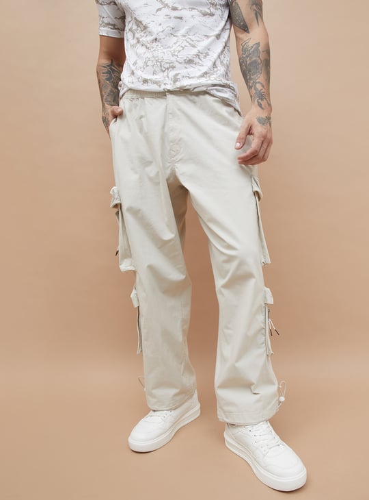 FORCA NXT Solid Regular Fit Parachute Pants