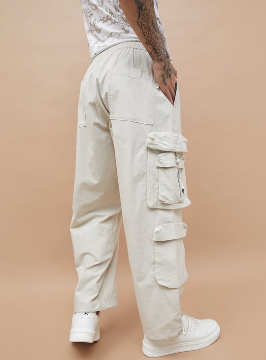 FORCA NXT Solid Regular Fit Parachute Pants