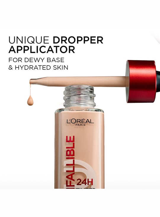 L'OREAL PARIS Infallible 24H Tinted Serum Foundation - 5-6 Medium To Tan - 30ml