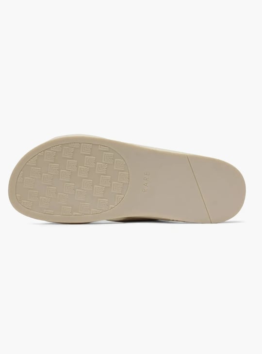 RARE RABBIT Stride Striped Leather Sandals
