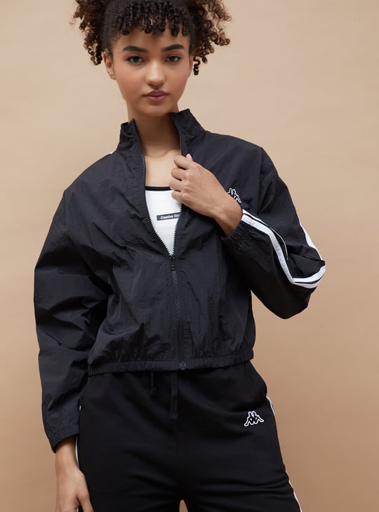 KAPPA Solid Sports Jacket | Black