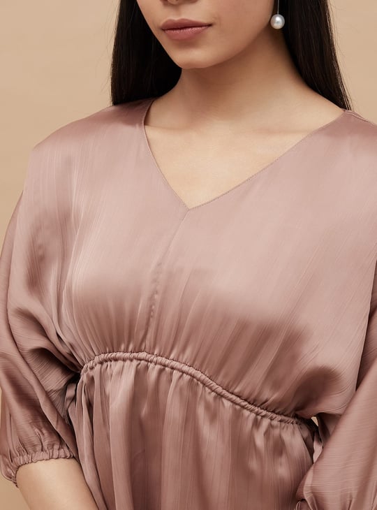 CODE Solid Batwing Sleeve Top