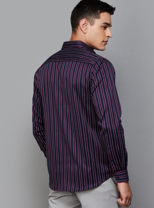 ALLEN SOLLY Striped Sport Fit Shirt