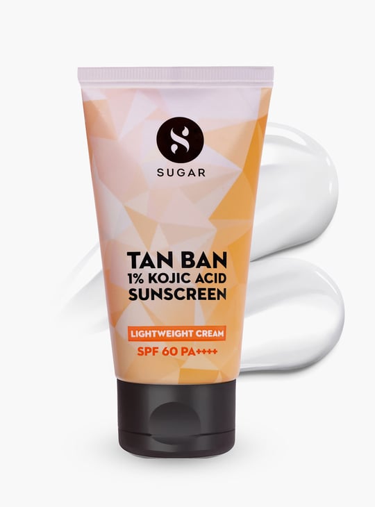 SUGAR Tan Ban 1 Percent Kojic Acid SPF60 Sunscreen - 50ml