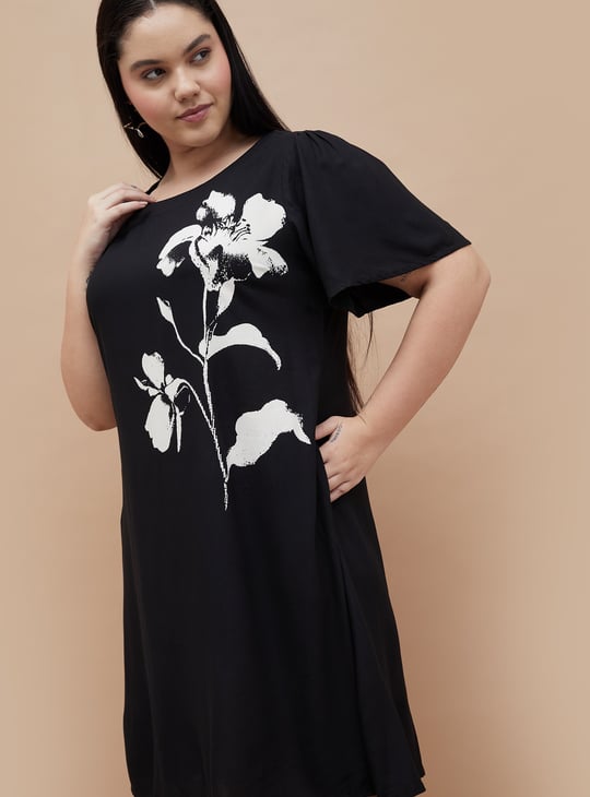 NEXUS Floral Print Shift Dress