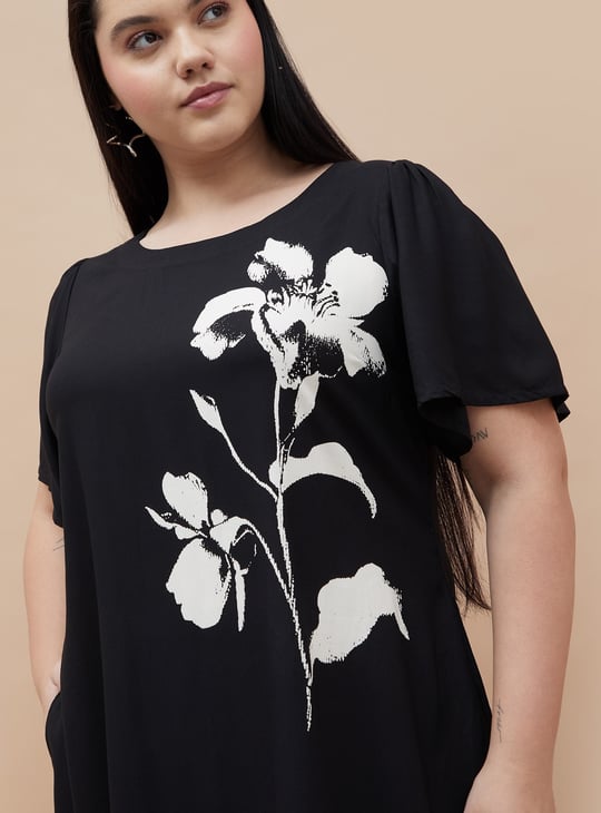 NEXUS Floral Print Shift Dress