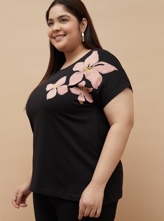 NEXUS Floral Print T-shirt