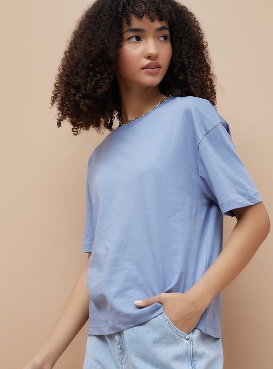 FAME FOREVER Solid T-shirt