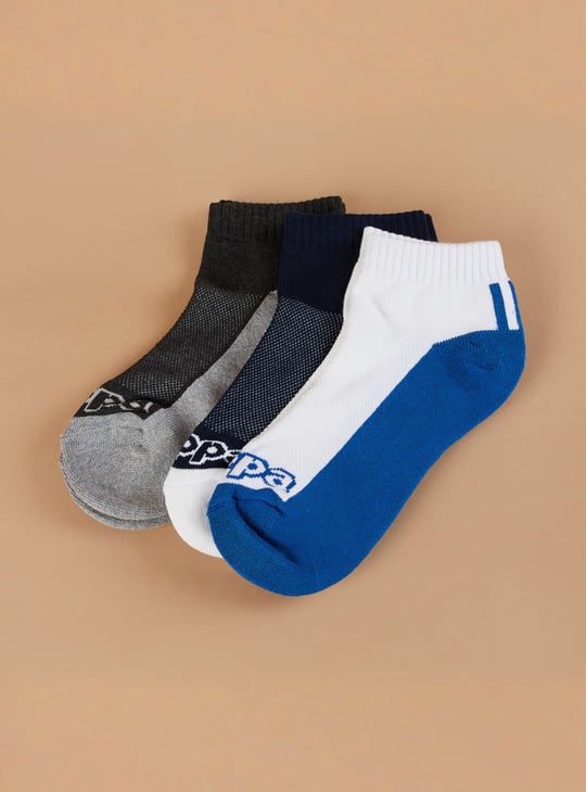 KAPPA Knitted Ankle-Length Socks - Pack of 3
