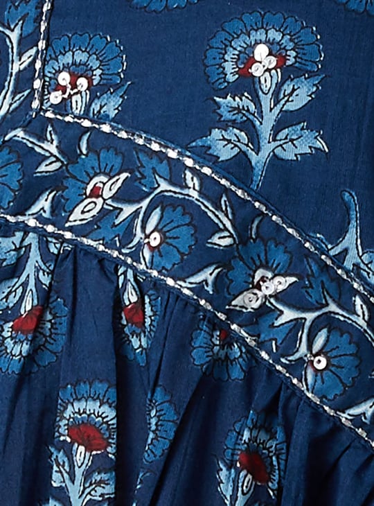 MELANGE Printed A-line Kurta
