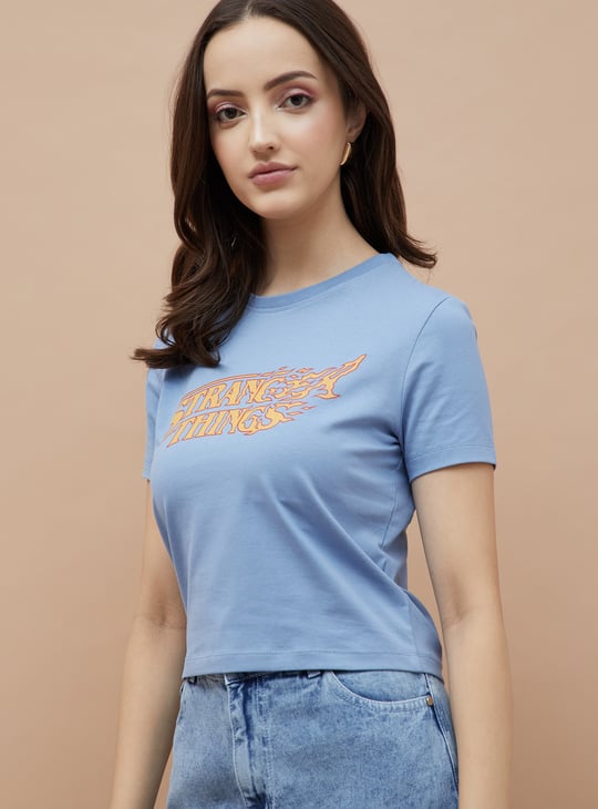 GINGER Stranger Things Print T-shirt
