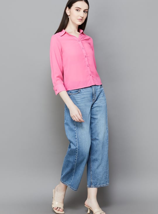 AMERICAN EAGLE Washed Barrel Fit Jeans