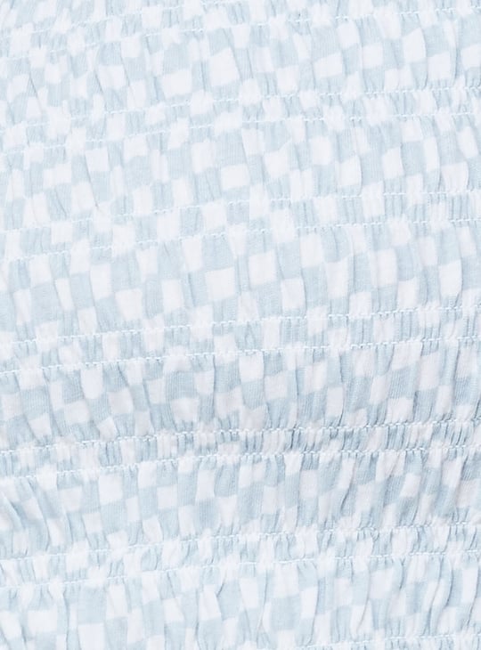 AMERICAN EAGLE Smocked T-shirt