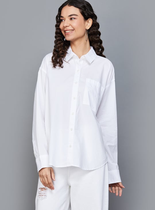 AMERICAN EAGLE Solid Shirt