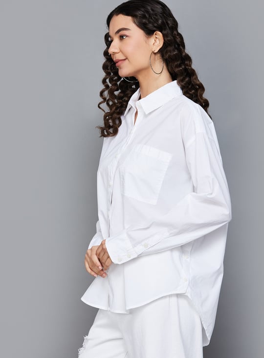 AMERICAN EAGLE Solid Shirt