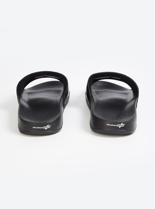 REEBOK Astrofoam Plus Logo Print Sliders