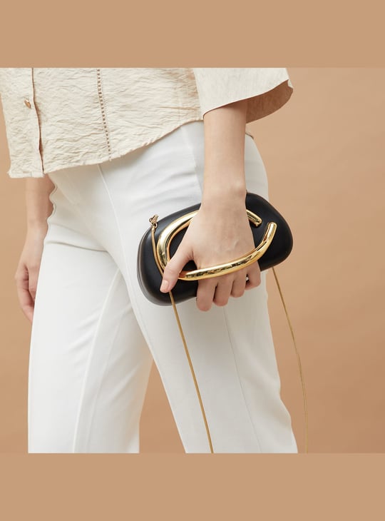 CODE Box Clutch with Strap
