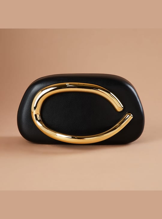 CODE Box Clutch with Strap