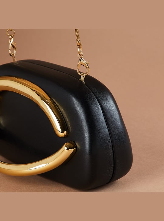 CODE Box Clutch with Strap