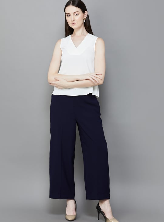 VAN HEUSEN Solid Sleeveless Top