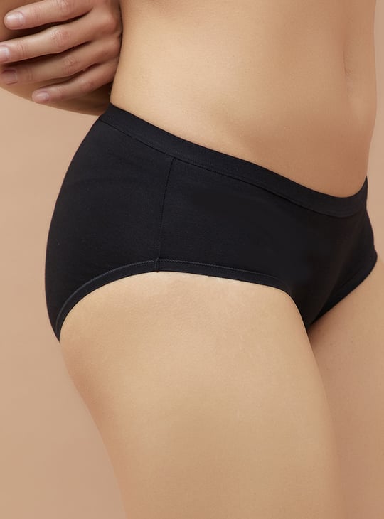 GINGER Solid Hipster Panties - Pack of 3