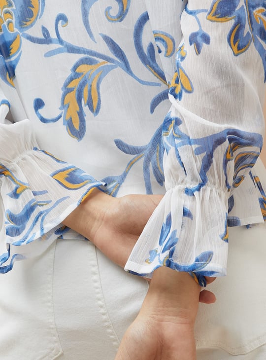 COLOUR ME Printed Top with Camisole