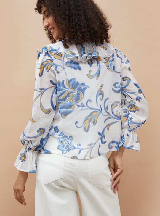 COLOUR ME Printed Top with Camisole