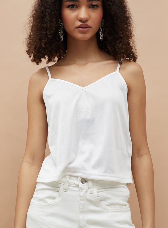 COLOUR ME Printed Top with Camisole
