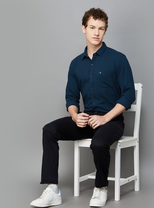 ARROW SPORT Textured Slim Fit Shirt