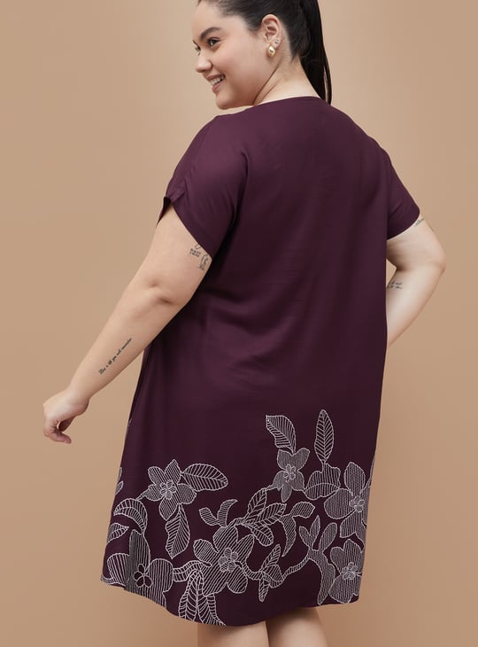 NEXUS Floral Print Shift Dress