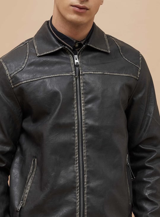 FORCA Faux Leather Jacket