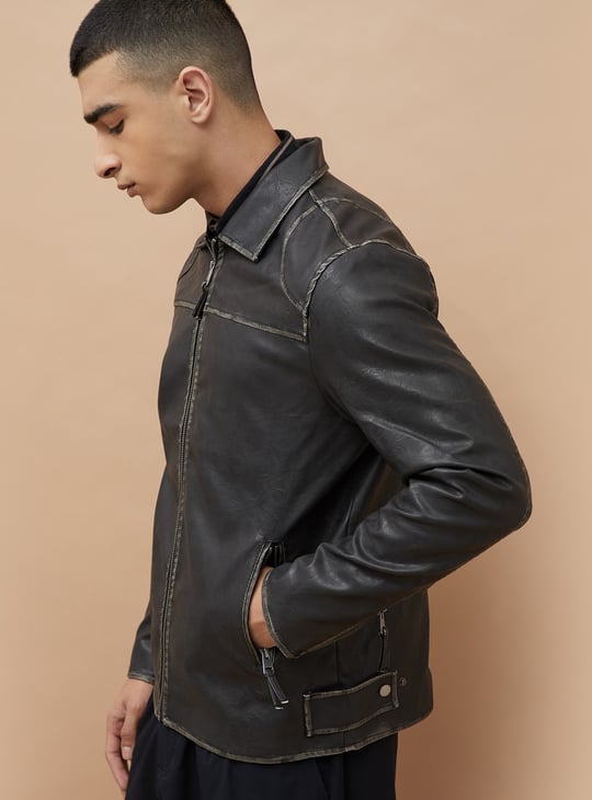 FORCA Faux Leather Jacket