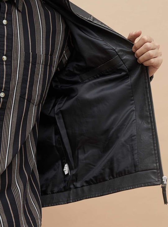 FORCA Faux Leather Jacket