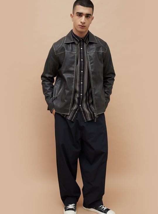 FORCA Faux Leather Jacket