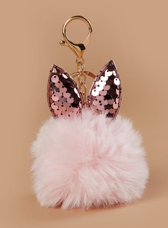 FAME FOREVER Embellished Plush Charm