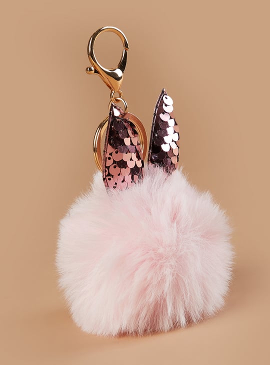 FAME FOREVER Embellished Plush Charm