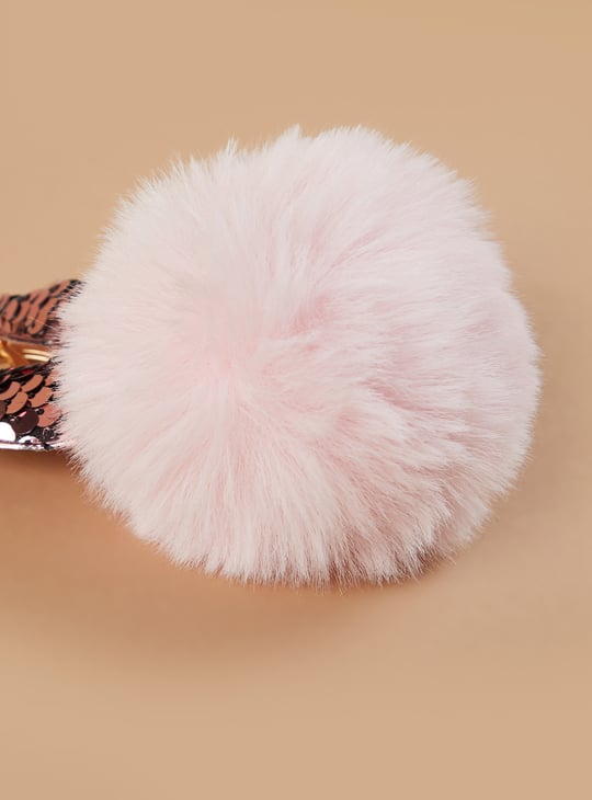FAME FOREVER Embellished Plush Charm