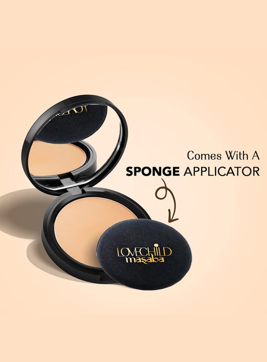 LOVECHILD MASABA Skip Everything 3-in-1 Mattifying Compact - Delicate Darling (Light Brown) - 9g