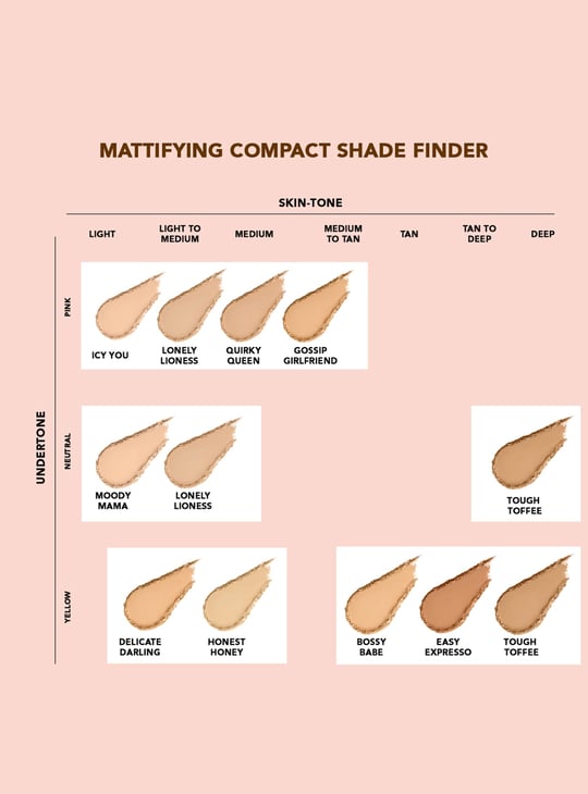 LOVECHILD MASABA Skip Everything 3-in-1 Mattifying Compact - Delicate Darling (Light Brown) - 9g