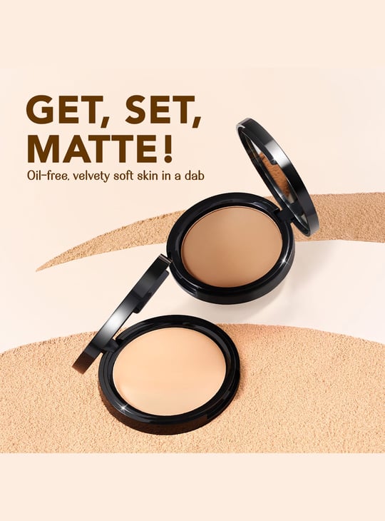 LOVECHILD MASABA Skip Everything 3-in-1 Mattifying Compact - Delicate Darling (Light Brown) - 9g