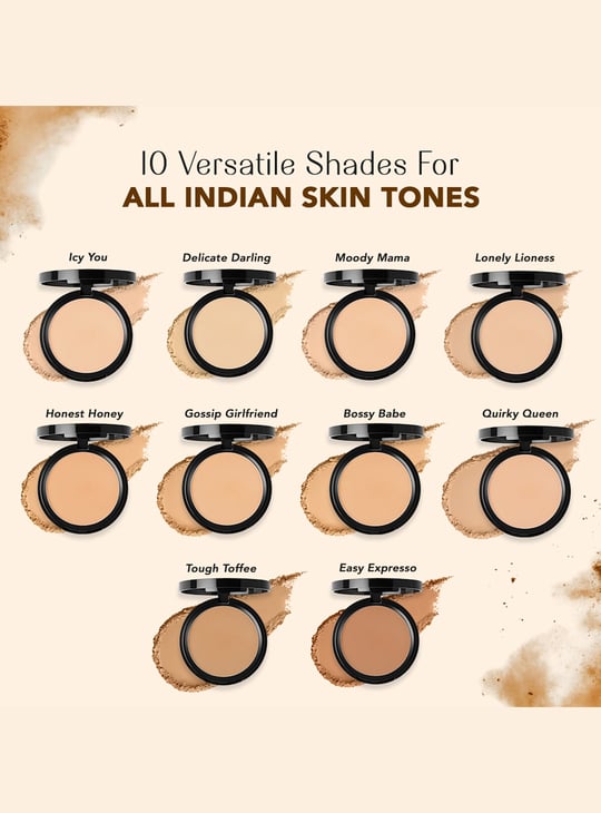 LOVECHILD MASABA Skip Everything 3-in-1 Mattifying Compact - Delicate Darling (Light Brown) - 9g