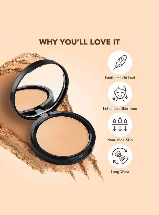 LOVECHILD MASABA Skip Everything 3-in-1 Mattifying Compact - Delicate Darling (Light Brown) - 9g