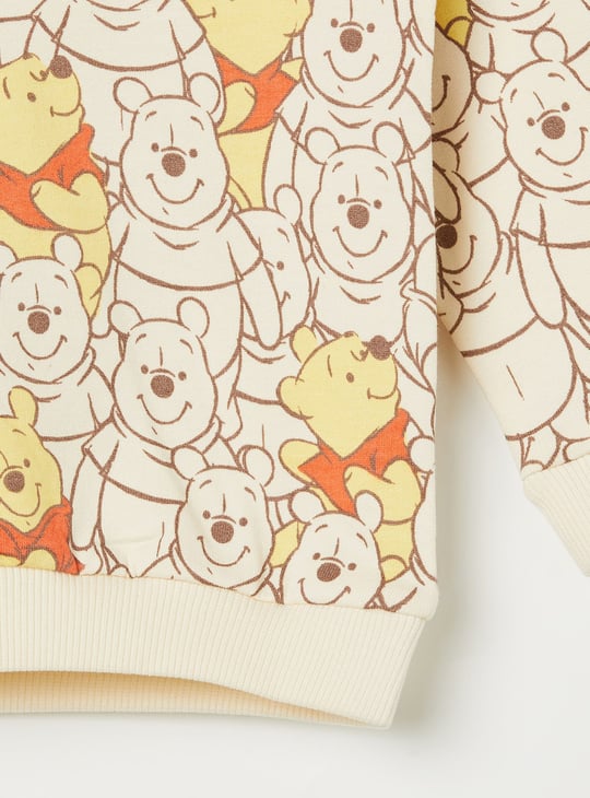 JUNIORS Winnie The Pooh Print Hoodie
