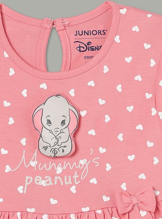 JUNIOR BABY Girls Peanuts Print A-Line Dresses - Pack of 2