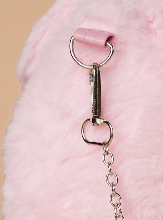 GINGER Girls Fuzzy Kitty Backpack