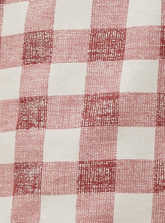GINGER Checked Elasticated Shorts