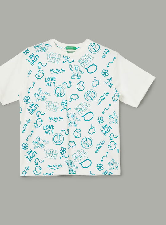 UNITED COLORS OF BENETTON Boys Printed T-shirt